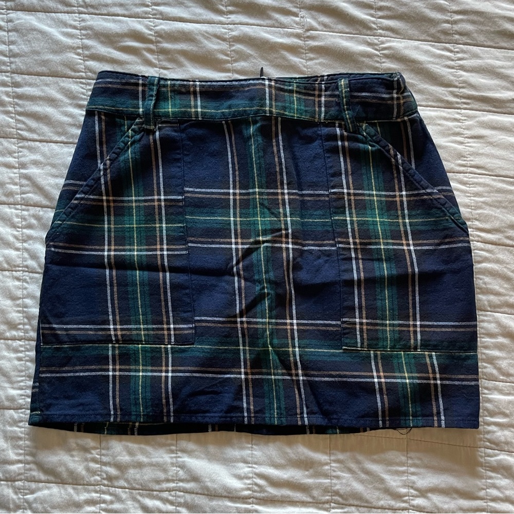 Plaid Mini Skirt